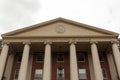 : View of the main historical building Building 1 of the National Institutes of Health NIH inside Bethesda campus