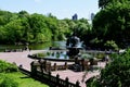 Bethesda Terrace and Fountain, Central Park, New York City, USA Royalty Free Stock Photo