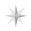 Bethlehem Christmas star made by hand isolated on a white background Royalty Free Stock Photo