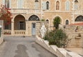 The Piligrim Residence building on the Milk Grotto Street near the Church of Nativity in Bethlehem in the Palestinian Authority,