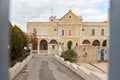 The Piligrim Residence building on the Milk Grotto Street near the Church of Nativity in Bethlehem in the Palestinian Authority,