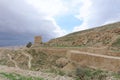 Bethlehem, Israel. - February 14.2017. Winter view in the Judean Desert near the Lavra of Savva the Sanctified. Royalty Free Stock Photo