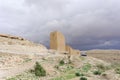 Bethlehem, Israel. - February 14.2017. Winter view in the Judean Desert near the Lavra of Savva the Sanctified. Royalty Free Stock Photo