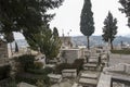 BETHLEHEM ISRAEL January 28, 2020: Cemetery of the Chapel of the Milk Grotto also called Milk Grotto or Grotto of Our Lady, is a