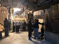 BETHLEHEM, PALESTINE - JANUARY 22, 2019: Grotto Over Cave Where Jesus Christ was Born. Church of the Nativity Bethlehem Royalty Free Stock Photo