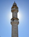 Bethlehem, Palestine. January 6th 2017 - Minaret of the mosque i Royalty Free Stock Photo