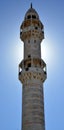 Bethlehem, Palestine. January 6th 2017 - Minaret of the mosque i Royalty Free Stock Photo