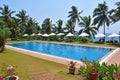 Bethsaida, Kerala, India, March, 09, 2019. The freshwater pool at the Ayurvedic resort `Bethsaida Hermitage` Bethsaida Hermitage