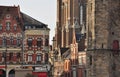 Bethune, France. Art deco and Flemish facades