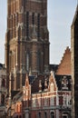 Bethune, France. Art deco and Flemish facades