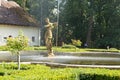 Betliar golden Psyche statue takes a shower