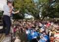 Beto O`Rourke Democrat Texas Campaigns for Senate Royalty Free Stock Photo