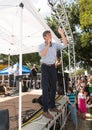 Beto O`Rourke Democrat Texas Campaigns for Senate Royalty Free Stock Photo