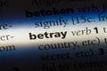 betray