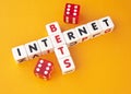 Bets on internet Royalty Free Stock Photo