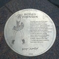 Betsey Johnson Plaque Royalty Free Stock Photo