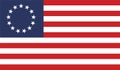 Betsy Ross Flag Royalty Free Stock Photo