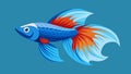 Bette Fish Vector Illustration for Your Design Needs Royalty Free Stock Photo