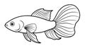 Bette Fish Vector Illustration for Your Design Needs