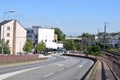 Bettembourg, Luxembourg - 08 22 2023: road into town