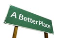 A Better Place road sign