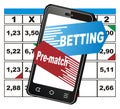 Betting and odds Royalty Free Stock Photo