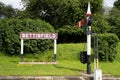 View of the old railway station in Bettisfield, Clwyd, Wales on July 10, 2021
