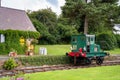 View of an old railway vehicle in Bettisfield, Clwyd, Wales on July 10, 2021