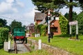 View of an old railway vehicle in Bettisfield, Clwyd, Wales on July 10, 2021