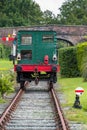 View of an old railway vehicle in Bettisfield, Clwyd, Wales on July 10, 2021