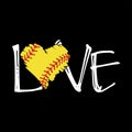 I love baseball, softball vector t shirt design vector