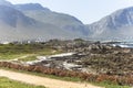 Betty`s bay landscape view in South Africa Royalty Free Stock Photo