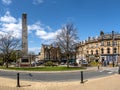 The Betty's Tea Room and cafe next to the war memorial in Prospect Square, Harrogate, North Yorkshire