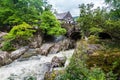 Betws-y-Coed in Snowdonia National Park in Wales, UK