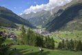 Beautiful Otztal valley in the Alps