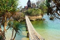 Beuatiful view of the Pantai Balekambang in Bantoer, Indonesia