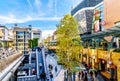 Beursplein shopping street at the Coolsingel near the World Trade Center in the center of Rotterdam Royalty Free Stock Photo