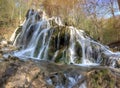 Beusnita Waterfall, Cheile Nerei, Caras-Severin county, Romania Royalty Free Stock Photo