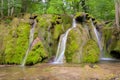 Beusnita waterfall in the forest in summer, Romania Royalty Free Stock Photo