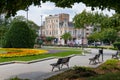 Beutiful city center of Ruse, Bulgaria. Royalty Free Stock Photo