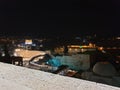 Beutiful night on rooftop in Jerusalem