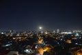 Beutiful Night View Moon Sky Royalty Free Stock Photo