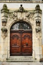 Beutiful old front door in Regensburg Royalty Free Stock Photo