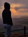 Beutiful Sunset in Lonavala Royalty Free Stock Photo