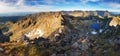 Beutiful Tatras nature summer landcape with mountain and lake