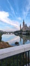 A beutiful view of the pilar in Zaragoza