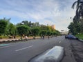 Beutiful view in street of central java