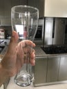 A beutiful wine glass on hand