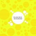 Beutiful yellow circle abstract background wallpaper