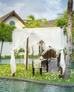 Beutifull altar wedding decoration bali